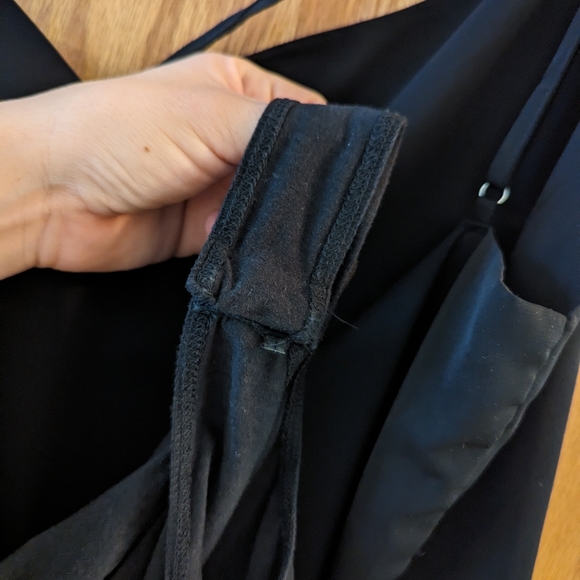 SALE! 🖤Lulu's Black One-Shoulder Cowl Back Bodysuit - Medium - Picture 10 of 10